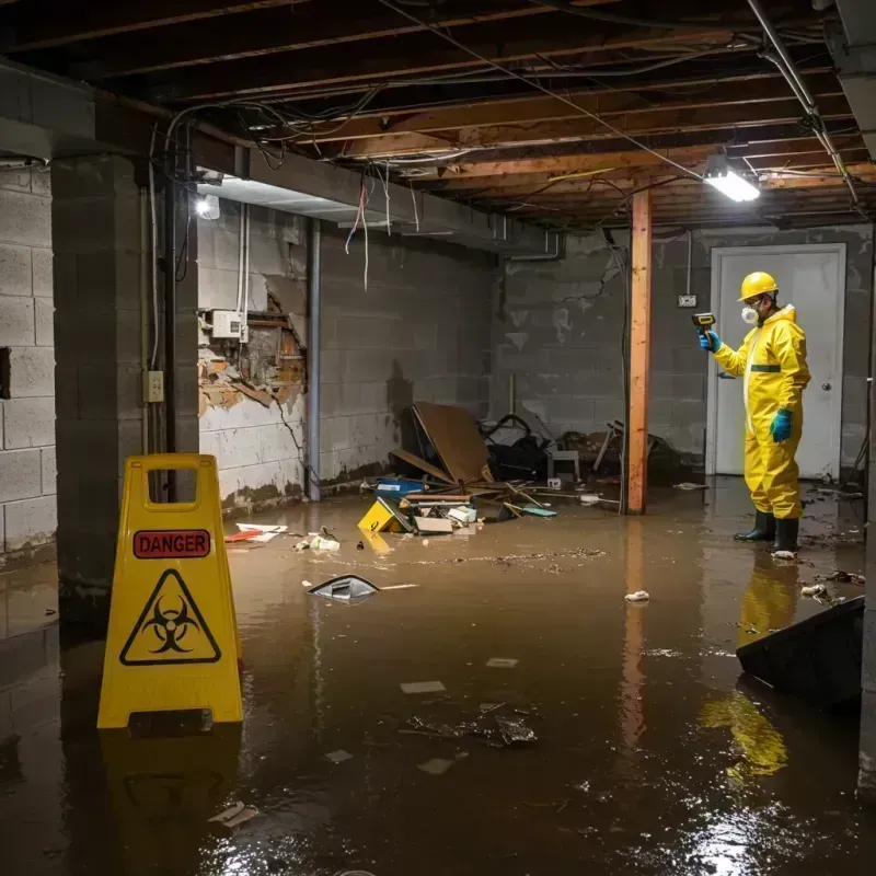 Flooded Basement Electrical Hazard in Lochbuie, CO Property